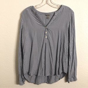 3/$20 Bass Striped Blouse
